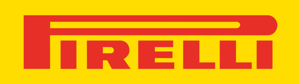 Vista del logo de Pirelli en tamaño medio