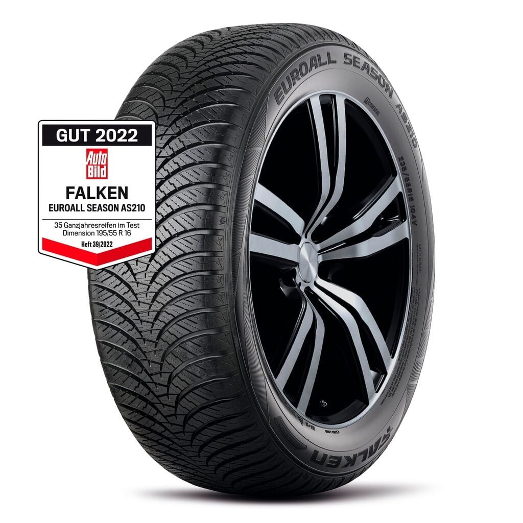 Vista de certificado de Auto Bild como "Bueno" a Falken Euroall Season S210 Falken