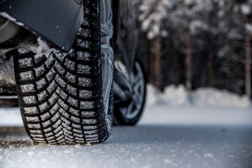 Vista de neumático Bridgestone Blizzak on ice