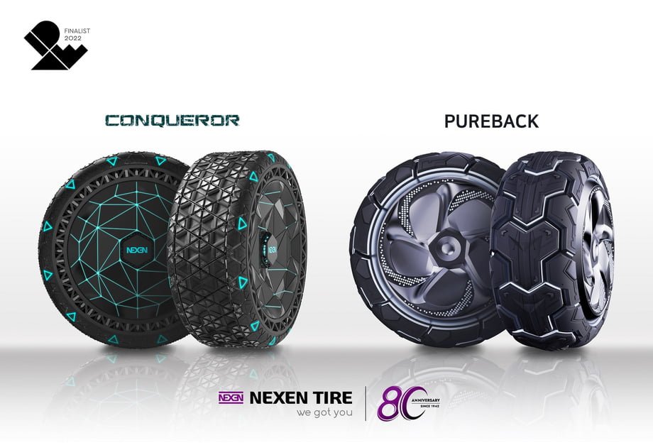 Vista de parejas de neumáticos conceptuales de Nexen Tire