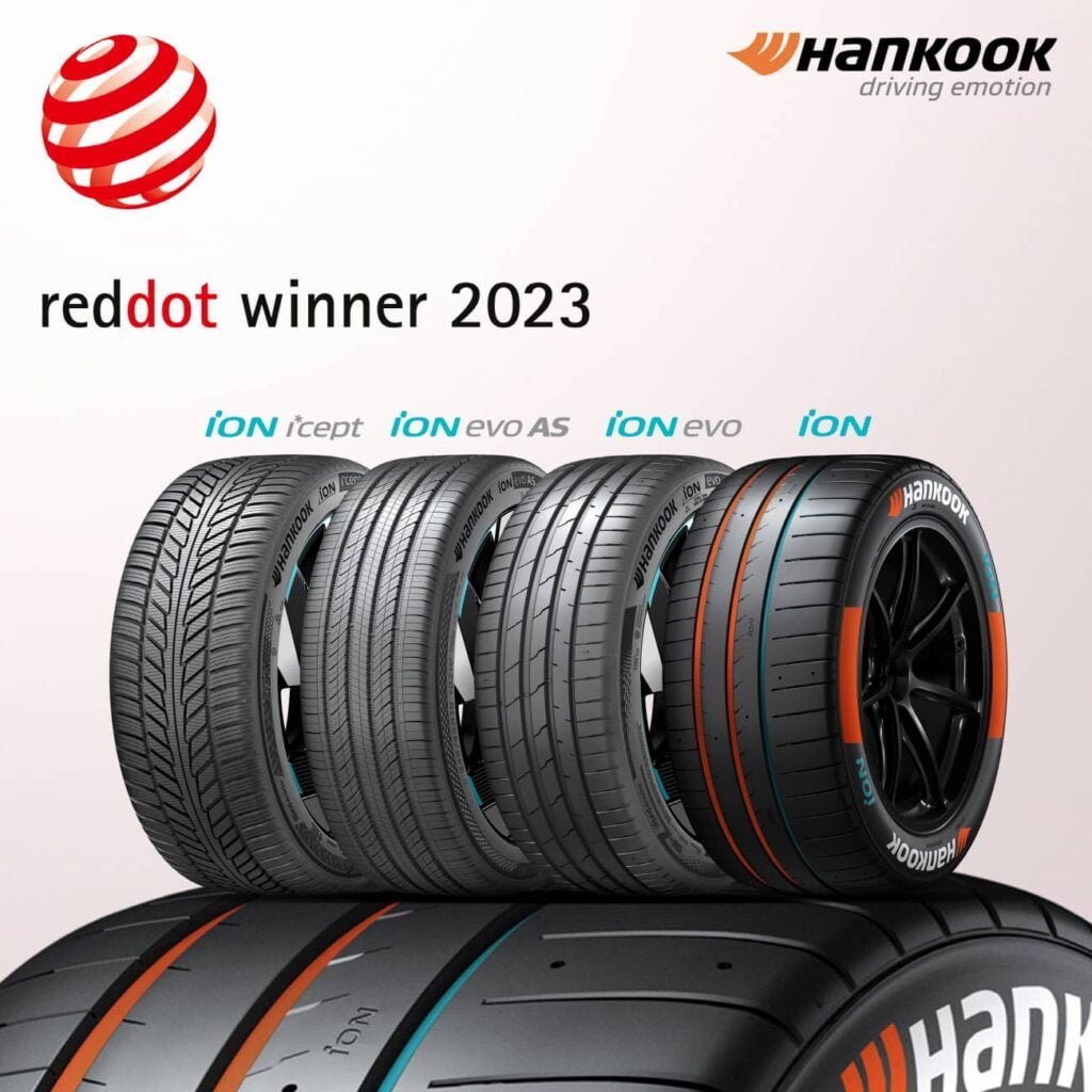 Neumático iON de Hankook gana premios Red Dot Design Award 2023