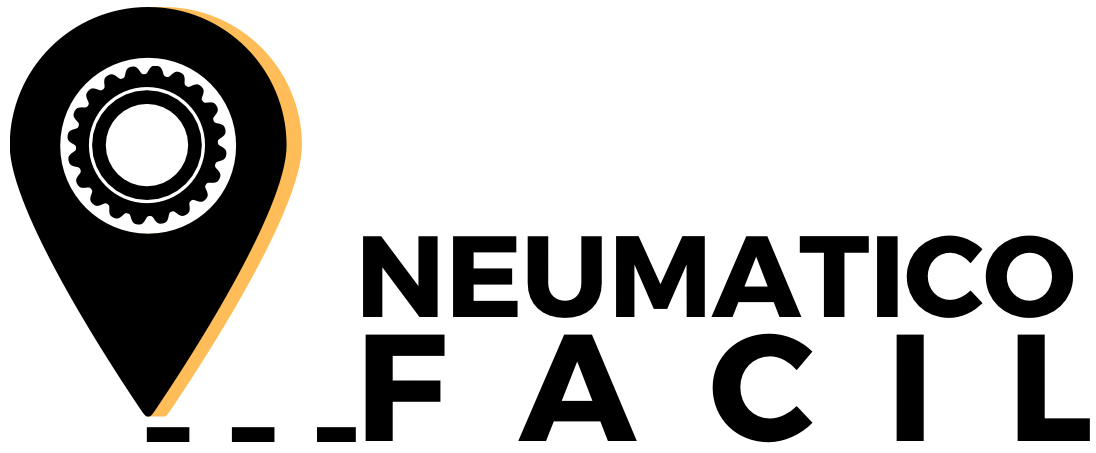 Logotipo de neumatico facil