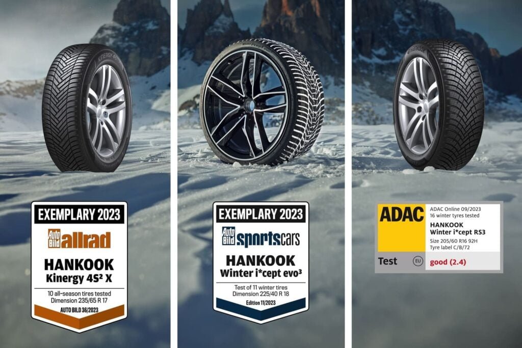 Hankook neumáticos allseason e invierno ganan puebas