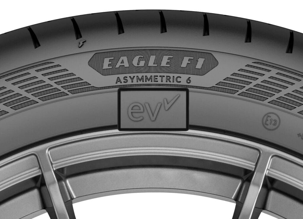 Neumaticos Goodyear para autos eléctricos con sello de EV ready