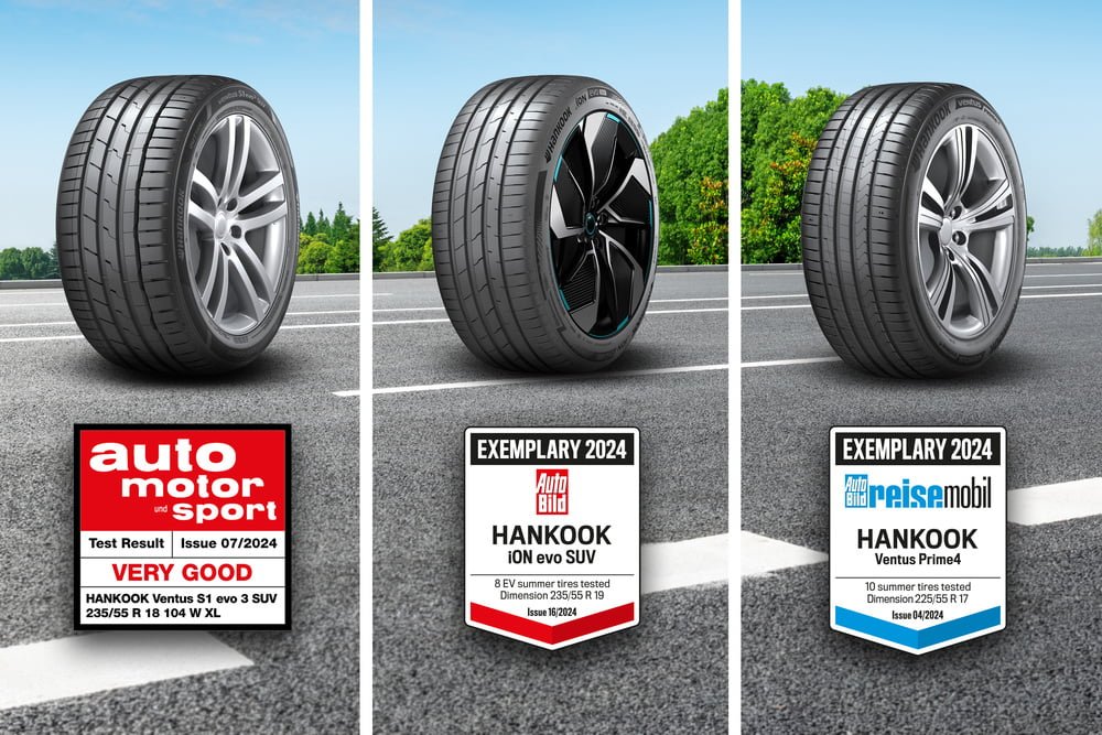 Tests galardonan los neumáticos de Hankook